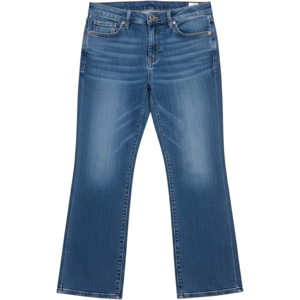 Gloria‎ Vanderbilt Astrid Coco Capri Blue Denim Slimming Jeans Womens 6 NEW
